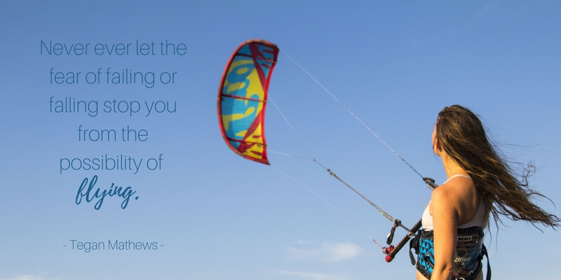 Tegan Mathews Website Blog - What learning kitesurfing taught me about life
