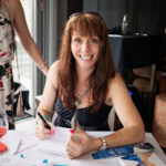 The wandering wedding dress diary with tegan marshall becoming engaged photo with tegan mathews signing copies of Facing Fears her book