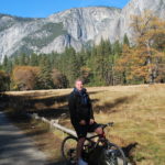 The wandering wedding dress blog USA road trip biking in yosemite tegan marshall tegan mathews