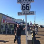 The wandering wedding dress blog USA road trip route 66 start tegan marshall tegan mathews