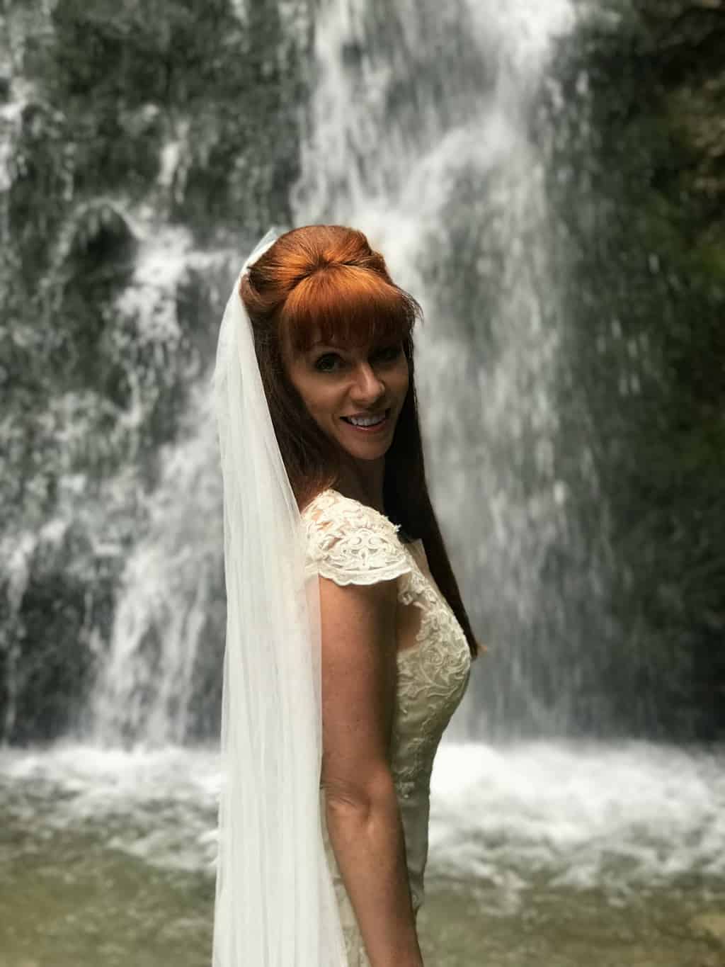 1. Tegan Marshall Wandering Wedding Dress Bavaria Waterfall