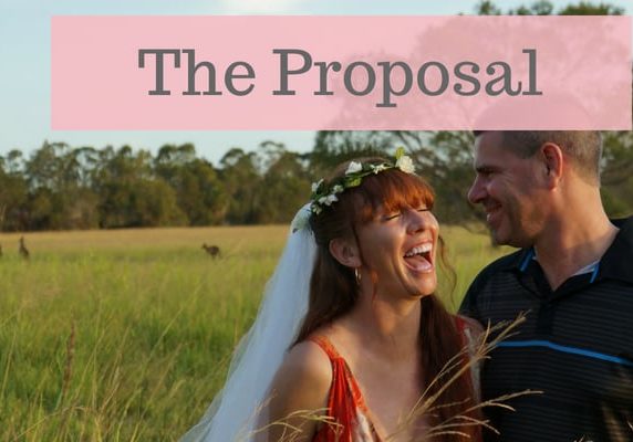 Tegan Marshall Wandering Wedding Dress Proposal